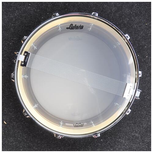 Image 5 - Ludwig LB464R 14″ x 6.5″ Raw Brass Phonic Snare Drum